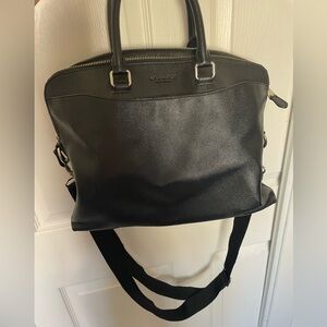 Black Coach computer bag